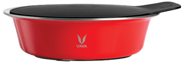 Vacuum-Insulated Stainless-Steel Casserole red