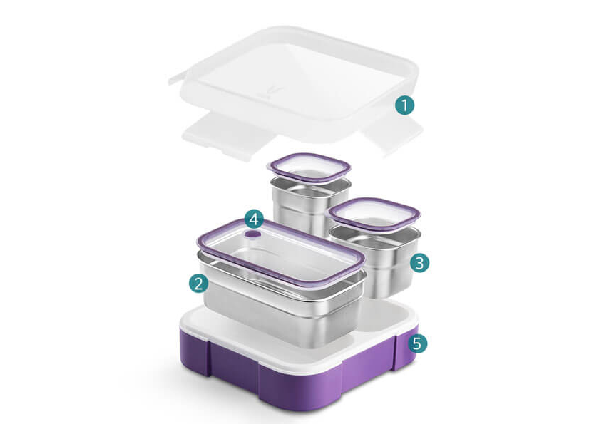 TydByt - Sleek Bento Box for Healthy Meals