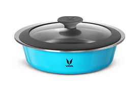 Vaya HauteCase - 1100 ml - with Glass Lid - Azure Blue