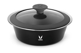 Vaya HauteCase - 1500 ml - with Glass Lid - Sable Black