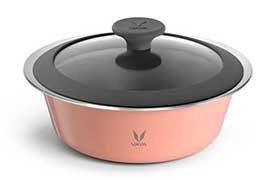 Vaya HauteCase - 50.7 fl.oz - with Glass Lid - Sandy Coral