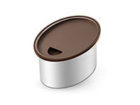 Polished Stainless Steel 1 x 600 ml Container