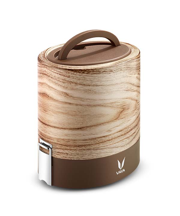 Tyffyn with Copper Finished Containers - 1000 ml - Maple