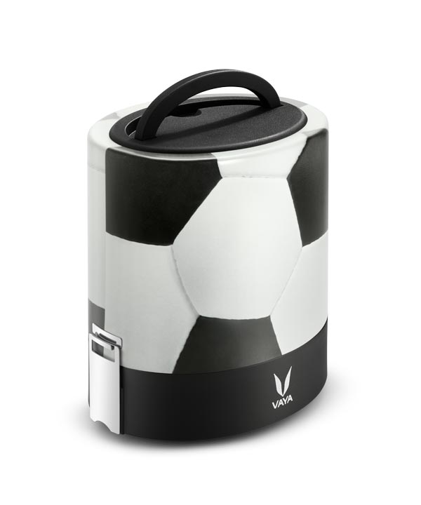 Tyffyn with Copper Finished Containers - 1000 ml - Soccer