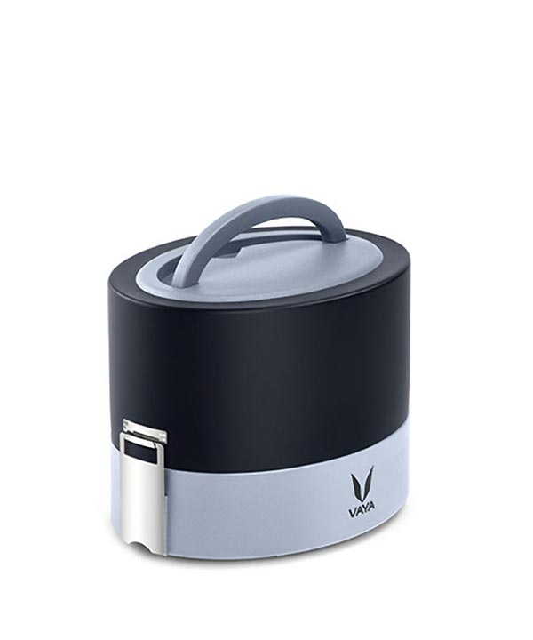 Tyffyn with Polished Containers - 600 ml - Black